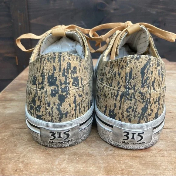 John Varvatos sneakers Men's size 11 low top graphics street industrial camo